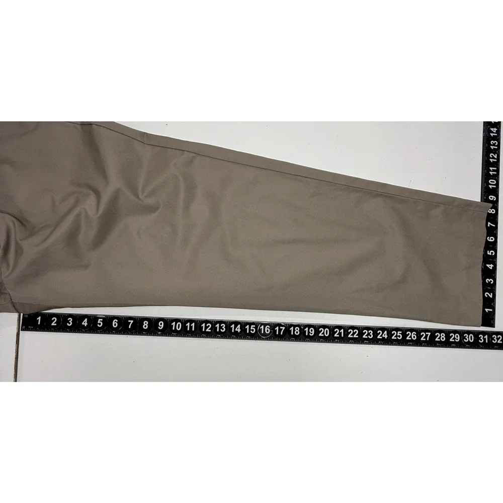 John Nordstrom Pants Mens 38X30 Gray Supima Smartcare Wrinkle Free Actual 38X31 - Picture 4 of 8